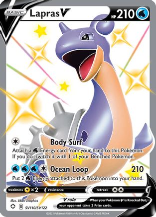 Lapras V (SV110) (Shiny Vault) Holofoil - Shining Fates