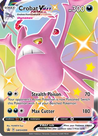 Crobat VMAX - SWSH099 (SWSH099) Holofoil - SWSH Sword & Shield Promo Cards