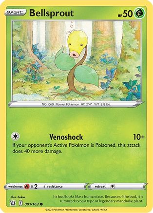 Bellsprout (001/163) [Sword & Shield: Battle Styles] | Silver Goblin