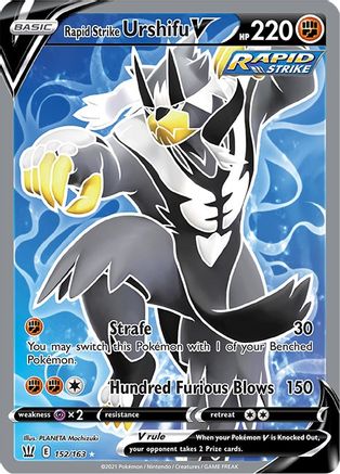 Rapid Strike Urshifu V (Full Art) (152) Holofoil - Battle Styles