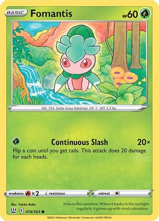 Fomantis (014/163) [Sword & Shield: Battle Styles]