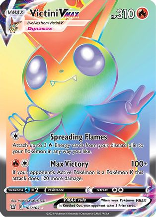 Victini VMAX (Secret) (165) Holofoil - Battle Styles