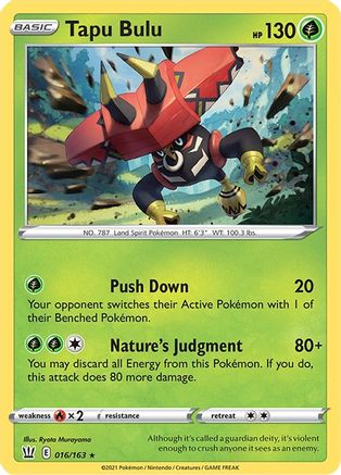 Tapu Bulu (16) Holofoil - Battle Styles