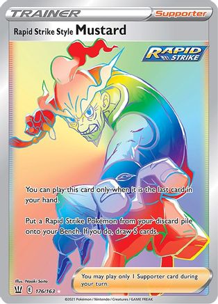 Rapid Strike Style Mustard (Secret) (176) Holofoil - Battle Styles