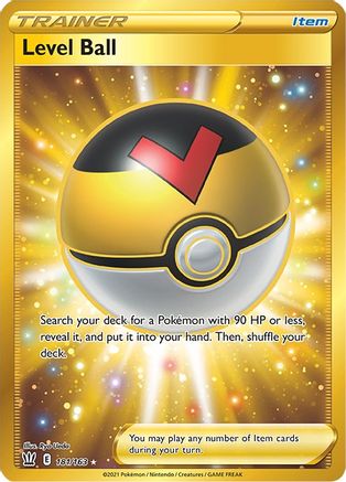 Level Ball (Secret) (181) Holofoil - Battle Styles