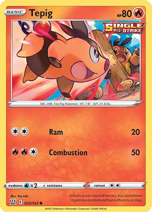 Tepig (23) - Battle Styles