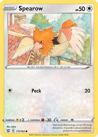 Spearow (111) - Battle Styles