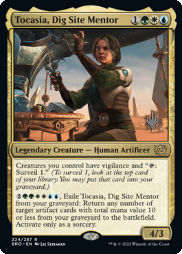 Tocasia, Dig Site Mentor (Promo Pack) [The Brothers' War Promos] | Silver Goblin