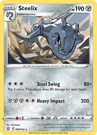Steelix (99) Holofoil - Battle Styles