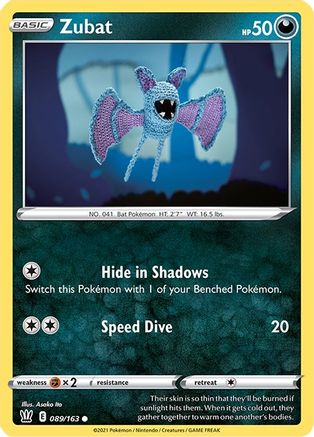 Zubat (89) - Battle Styles