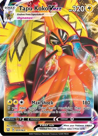 Tapu Koko VMAX (51) Holofoil - Battle Styles