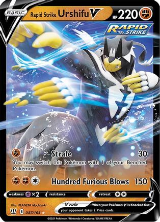 Rapid Strike Urshifu V (87) Holofoil - Battle Styles