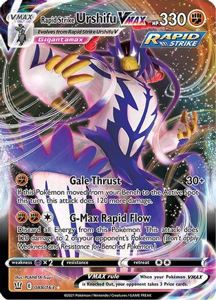 Rapid Strike Urshifu VMAX (88) Holofoil - Battle Styles
