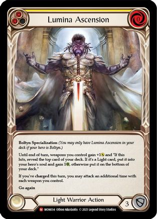 Lumina Ascension Unlimited Edition Rainbow Foil (MON034) - Monarch | Silver Goblin