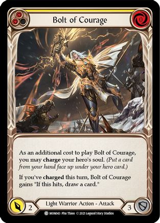 Bolt of Courage (Yellow) (MON043) Unlimited Edition  - Monarch