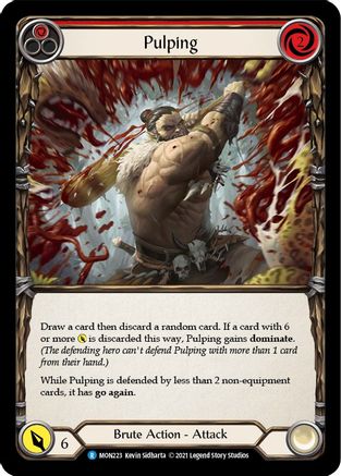 Pulping (Red) (MON223) Unlimited Edition  - Monarch