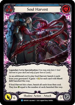 Soul Harvest [MON198-RF] (Monarch)  1st Edition Rainbow Foil | Silver Goblin