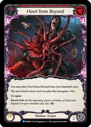 Howl from Beyond (Red) Unlimited Edition  (MON200) - Monarch