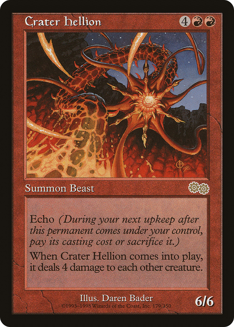 Crater Hellion [Urza's Saga] | Silver Goblin