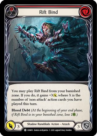 Rift Bind (Red) (CHN011)  - Blitz Deck: Monarch - Chane