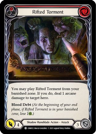 Rifted Torment (Red) (CHN012)  - Blitz Deck: Monarch - Chane