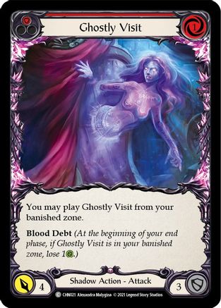 Ghostly Visit (Red) (CHN021) - Blitz Deck: Monarch - Chane