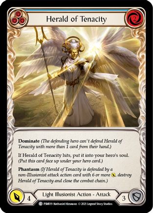 Herald of Tenacity (Blue) (PSM019)  - Blitz Deck: Monarch - Prism