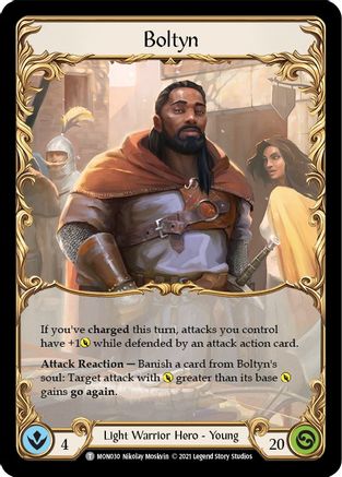Boltyn // Ser Boltyn, Breaker of Dawn (MON030) Unlimited Edition  - Monarch