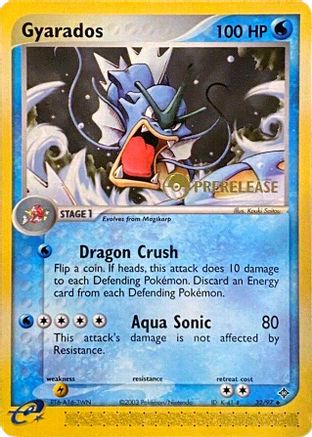 Gyarados (Prerelease) (32) - Nintendo Promos