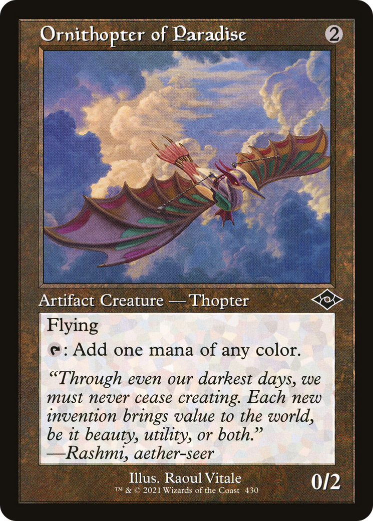 Ornithopter of Paradise (Retro) [Modern Horizons 2] | Silver Goblin