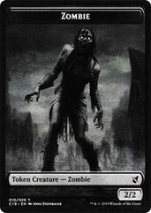 Zombie (010) // Zombie (011) Double-Sided Token [Commander 2019 Tokens] | Silver Goblin