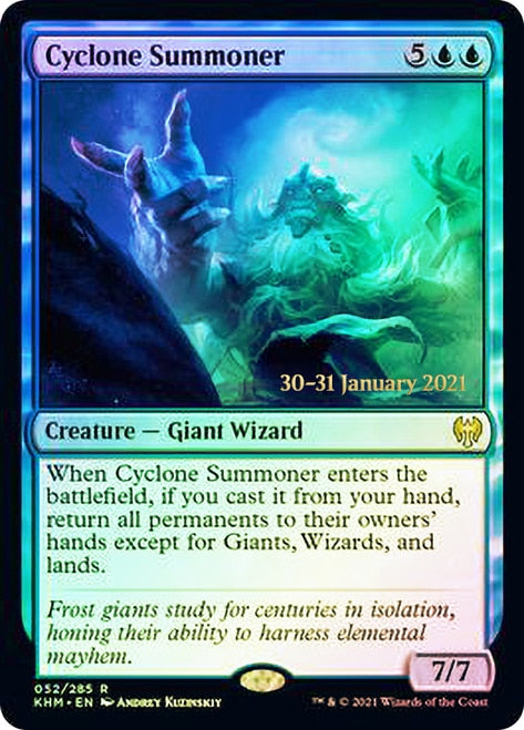 Cyclone Summoner [Kaldheim Prerelease Promos] | Silver Goblin