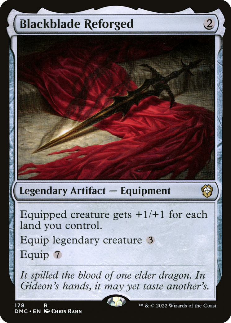 Blackblade Reforged [Dominaria United Commander]