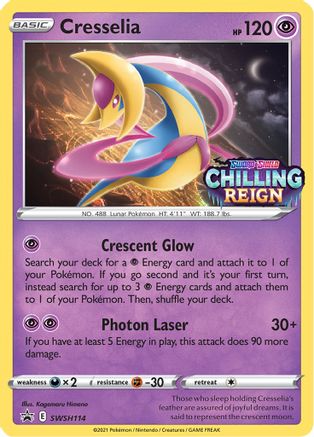 Cresselia - SWSH114 (Prerelease) (SWSH114) Holofoil - SWSH Sword & Shield Promo Cards