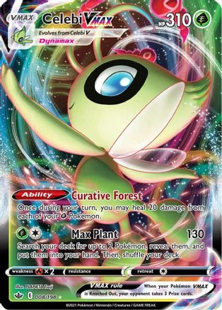 Celebi VMAX (008/198) [Sword & Shield: Chilling Reign] | Silver Goblin