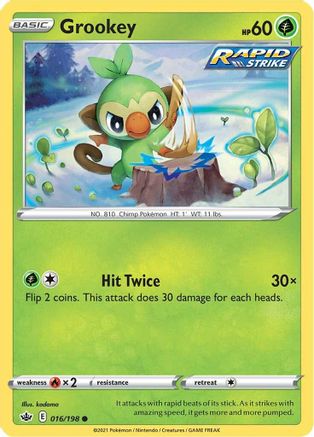 Grookey (16) - Chilling Reign
