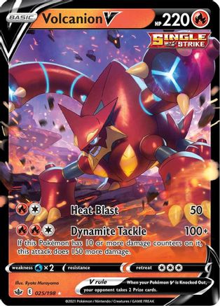 Volcanion V (025/198) [Sword & Shield: Chilling Reign] | Silver Goblin