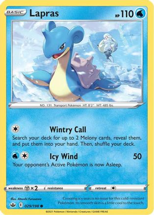 Lapras (029/198) [Sword & Shield: Chilling Reign] | Silver Goblin