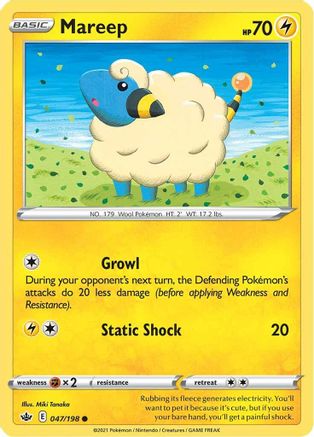 Mareep (047/198) [Sword & Shield: Chilling Reign] | Silver Goblin