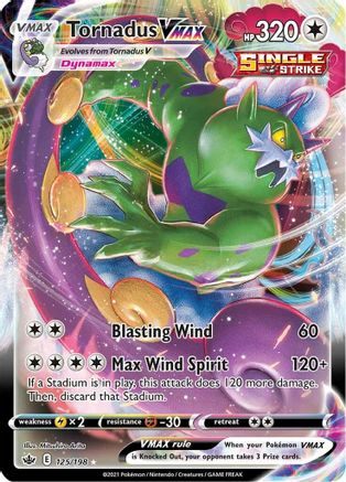 Tornadus VMAX (125/198) [Sword & Shield: Chilling Reign] | Silver Goblin