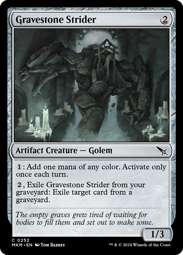 Gravestone Strider [Murders at Karlov Manor] | Silver Goblin