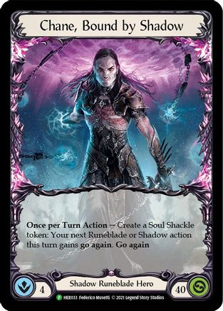 Chane, Bound by Shadow - HER033 (HER033) Cold Foil - Flesh and Blood: Promo Cards