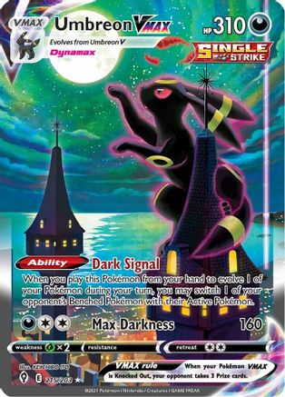 Umbreon VMAX (Alternate Art Secret) (215) Holofoil - Evolving Skies