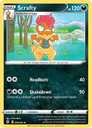 Scrafty (99) - Evolving Skies