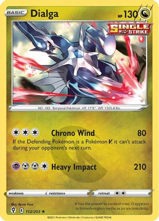 Dialga (112) Holofoil - Evolving Skies