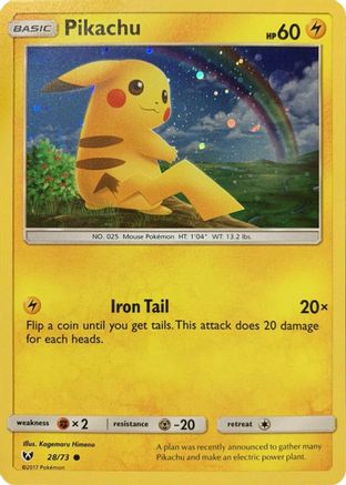 Pikachu - 28/73 (Cosmos Holo) (28) Holofoil - Miscellaneous Cards & Products