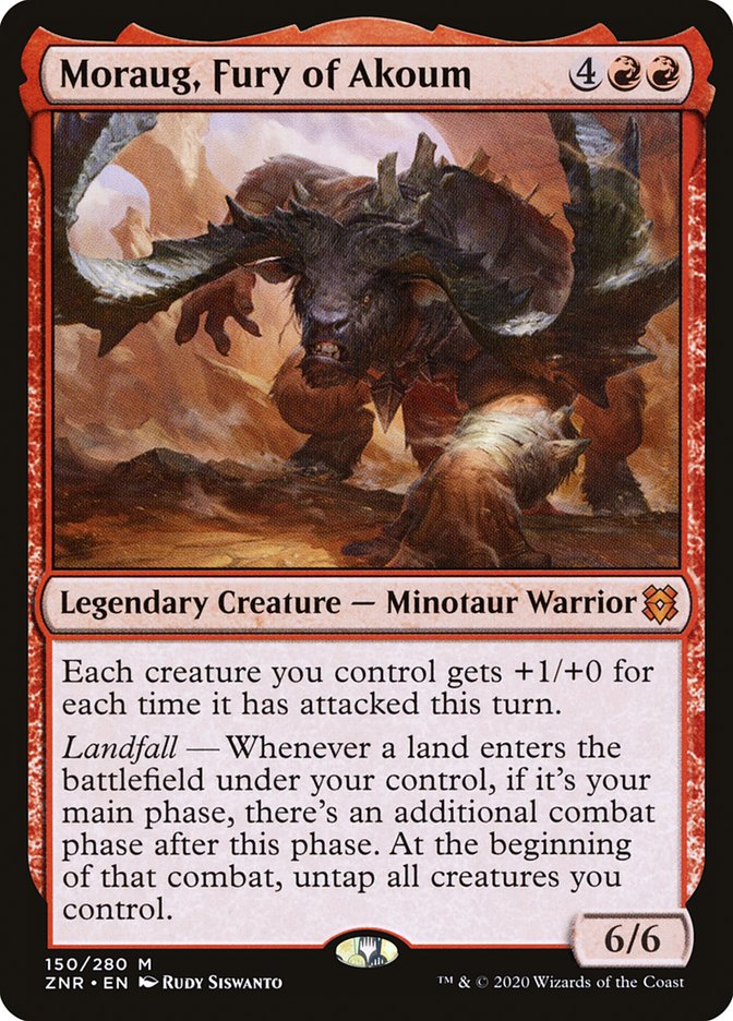 Moraug, Fury of Akoum [Zendikar Rising] | Silver Goblin