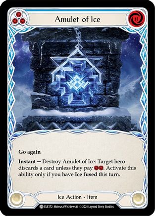 Amulet of Ice [U-ELE172] (Tales of Aria Unlimited)  Unlimited Rainbow Foil | Silver Goblin