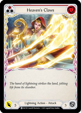 Heaven's Claws (Red) (ELE192) 1st Edition  - Tales of Aria