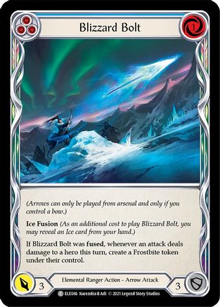 Blizzard Bolt (Blue) (ELE046) Unlimited Edition  - Tales of Aria